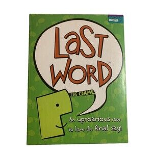 Last Word The Game Family Board Game New Buffalo Games 2 -8 Players Final Say